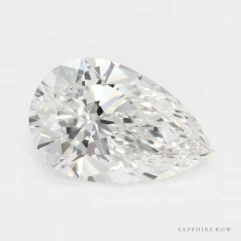 2.07 ct lab-grown diamond, pear cut | Sapphire Row · cut6
