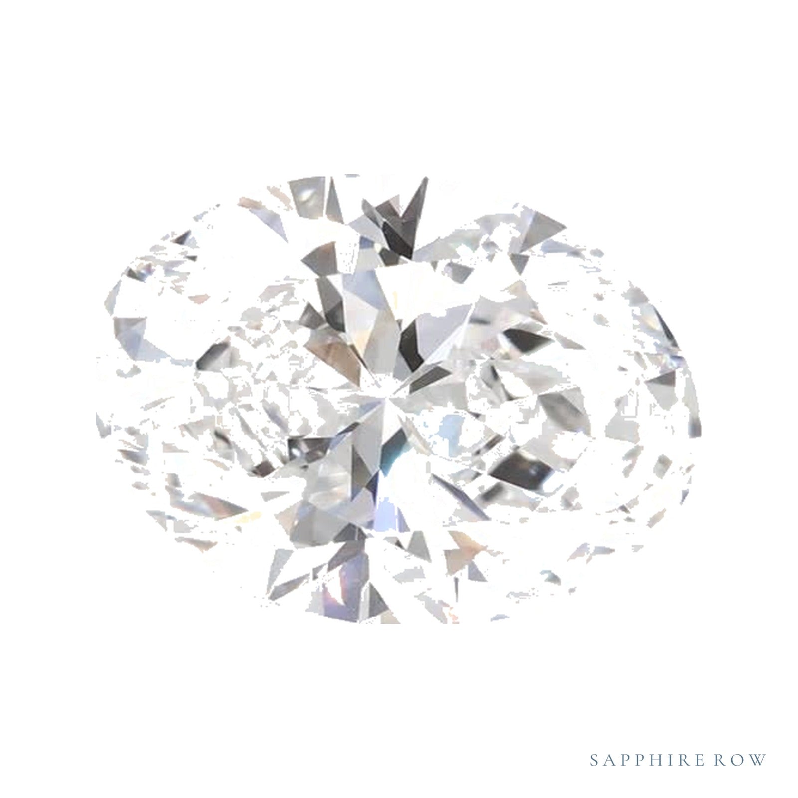 2.07 ct lab-grown diamond, oval cut | Sapphire Row · cut4