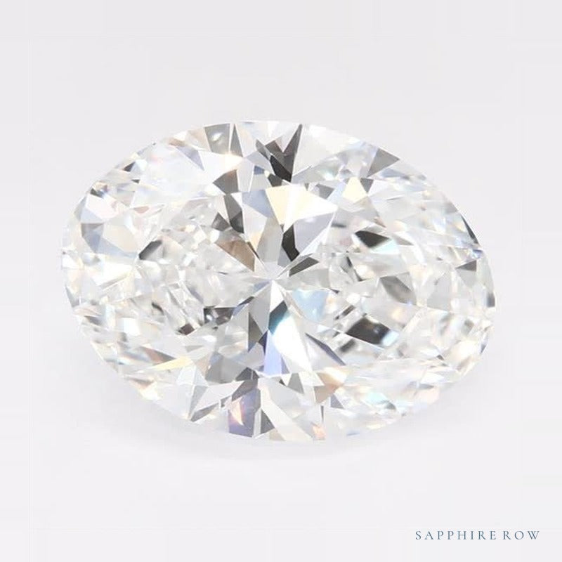2.07 ct lab-grown diamond, oval cut | Sapphire Row · cut6