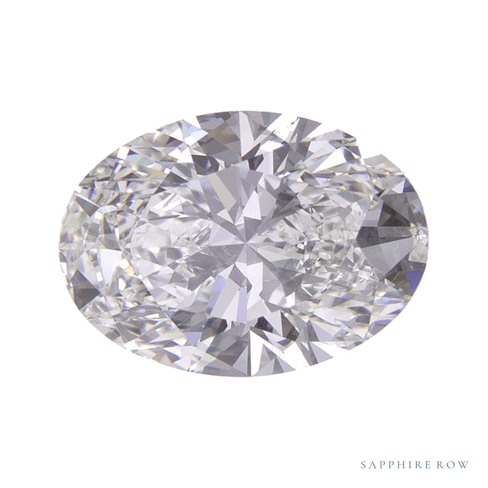 2.07 ct lab-grown diamond, oval cut | Sapphire Row · cut4