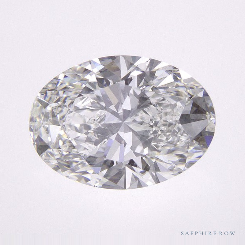 2.07 ct lab-grown diamond, oval cut | Sapphire Row · cut6