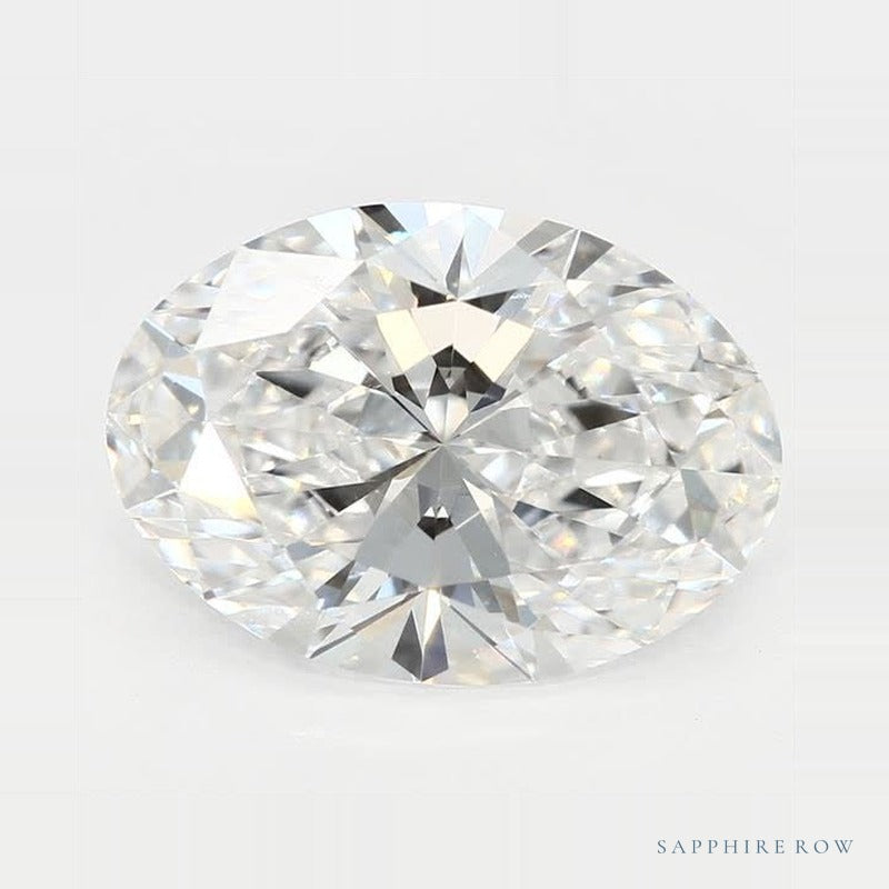 2.07 ct lab-grown diamond, oval cut | Sapphire Row · cut6