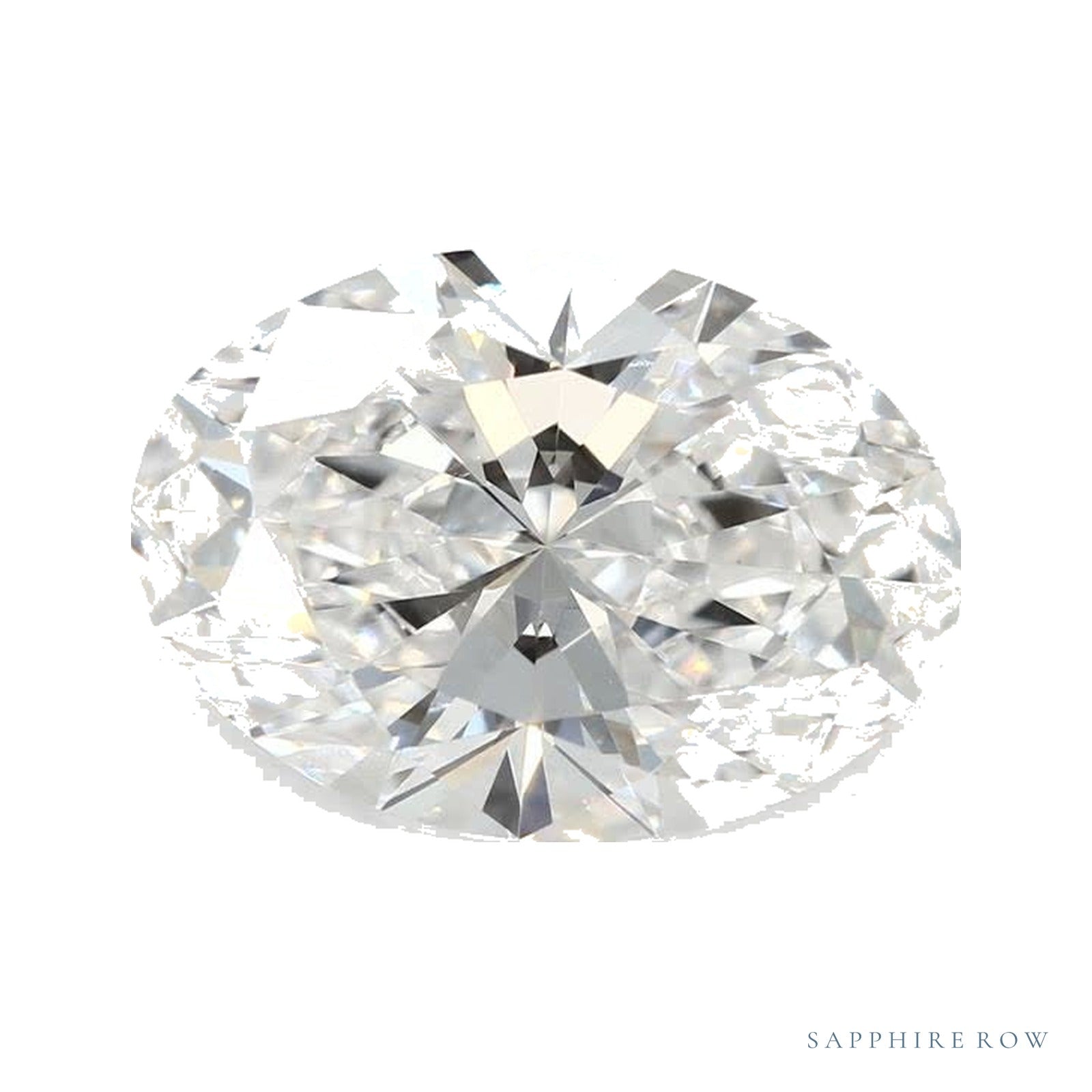 2.07 ct lab-grown diamond, oval cut | Sapphire Row · cut4