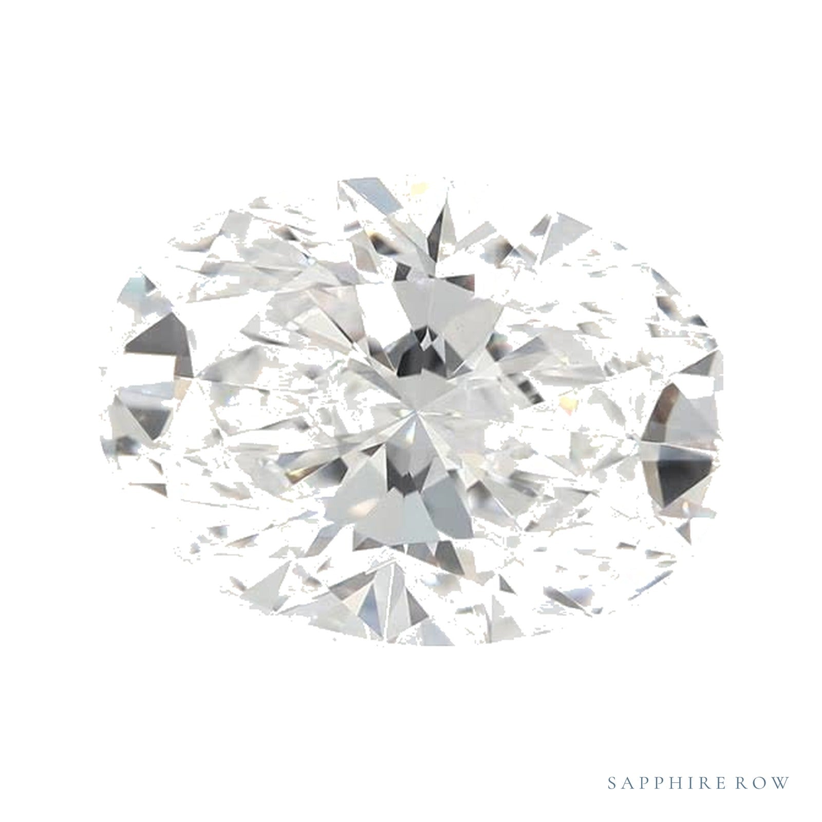 2.07 ct lab-grown diamond, oval cut | Sapphire Row · cut4