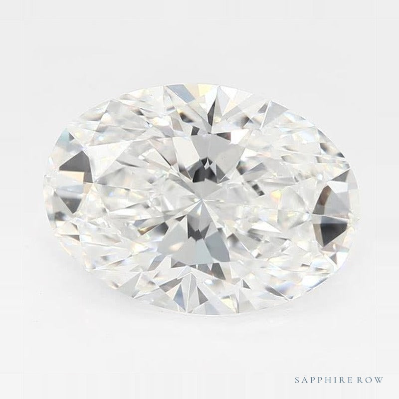 2.07 ct lab-grown diamond, oval cut | Sapphire Row · cut6