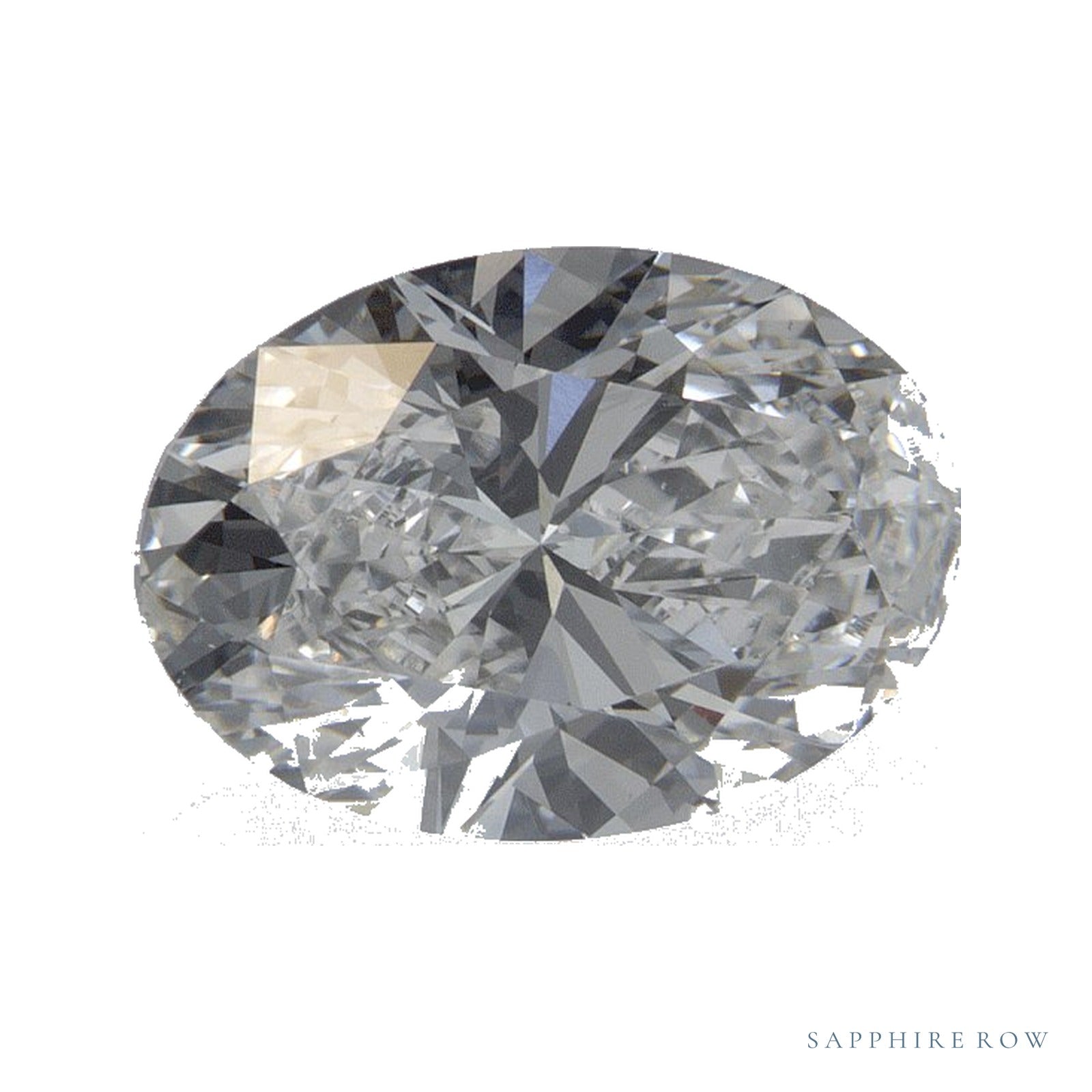 2.07 ct lab-grown diamond, oval cut | Sapphire Row · cut4