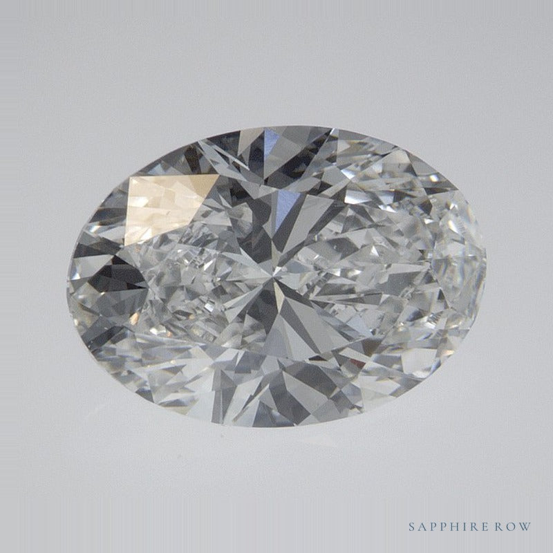 2.07 ct lab-grown diamond, oval cut | Sapphire Row · cut6