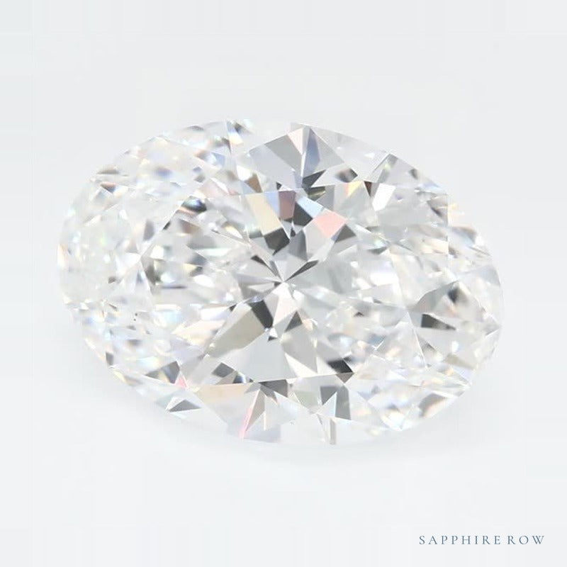 2.07 ct lab-grown diamond, oval cut | Sapphire Row · cut6