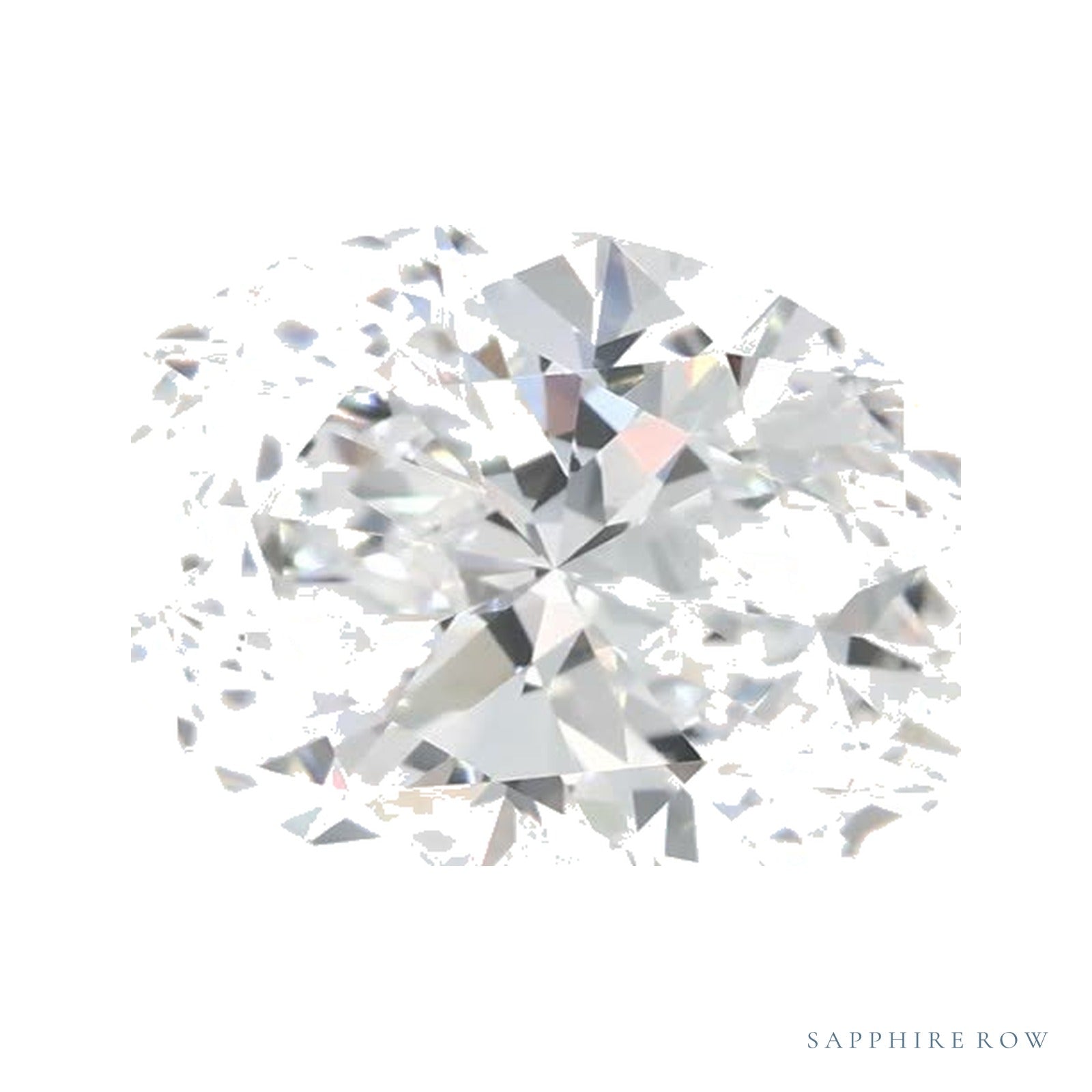 2.07 ct lab-grown diamond, oval cut | Sapphire Row · cut4