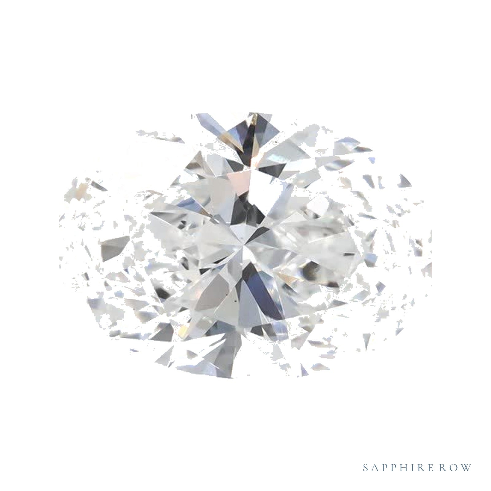 2.07 ct lab-grown diamond, oval cut | Sapphire Row · cut4