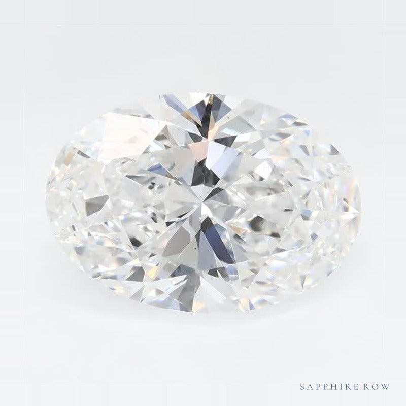 2.07 ct lab-grown diamond, oval cut | Sapphire Row · cut6