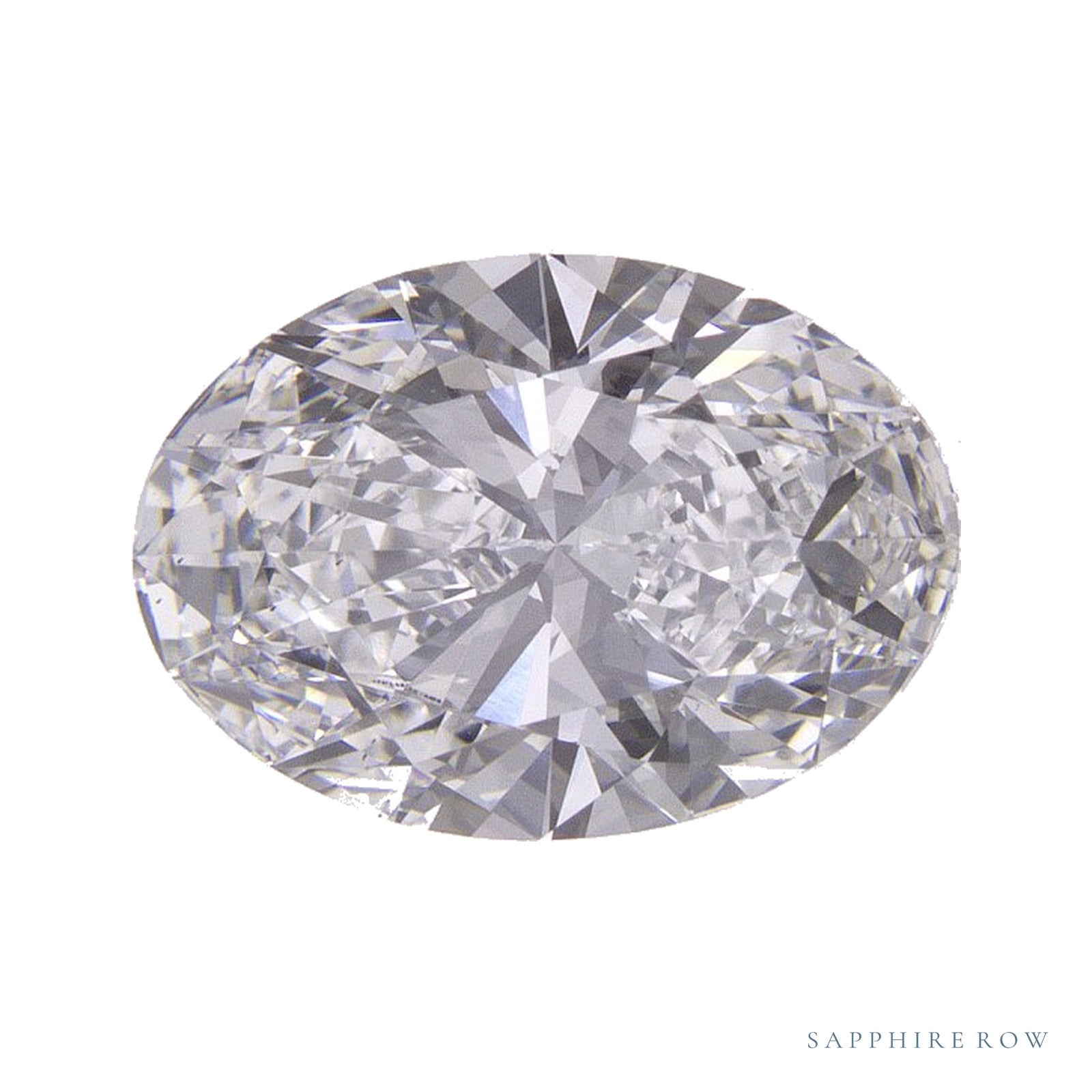 2.07 ct lab-grown diamond, oval cut | Sapphire Row · cut4