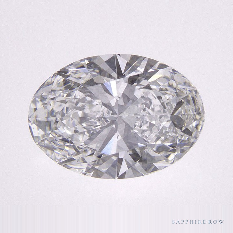 2.07 ct lab-grown diamond, oval cut | Sapphire Row · cut6