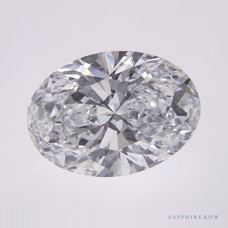 2.07 ct lab-grown diamond, oval cut | Sapphire Row · cut6
