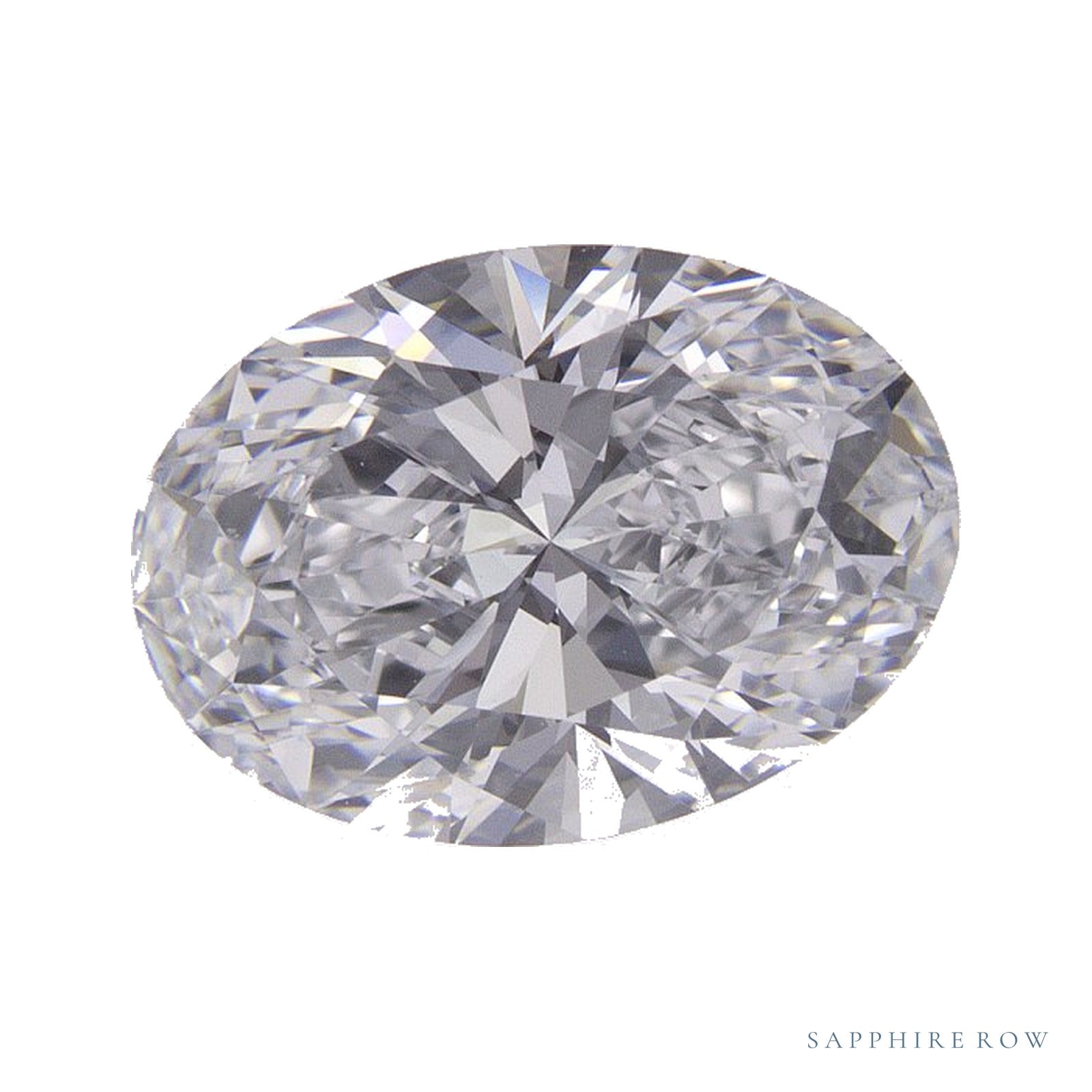 2.07 ct lab-grown diamond, oval cut | Sapphire Row · cut4