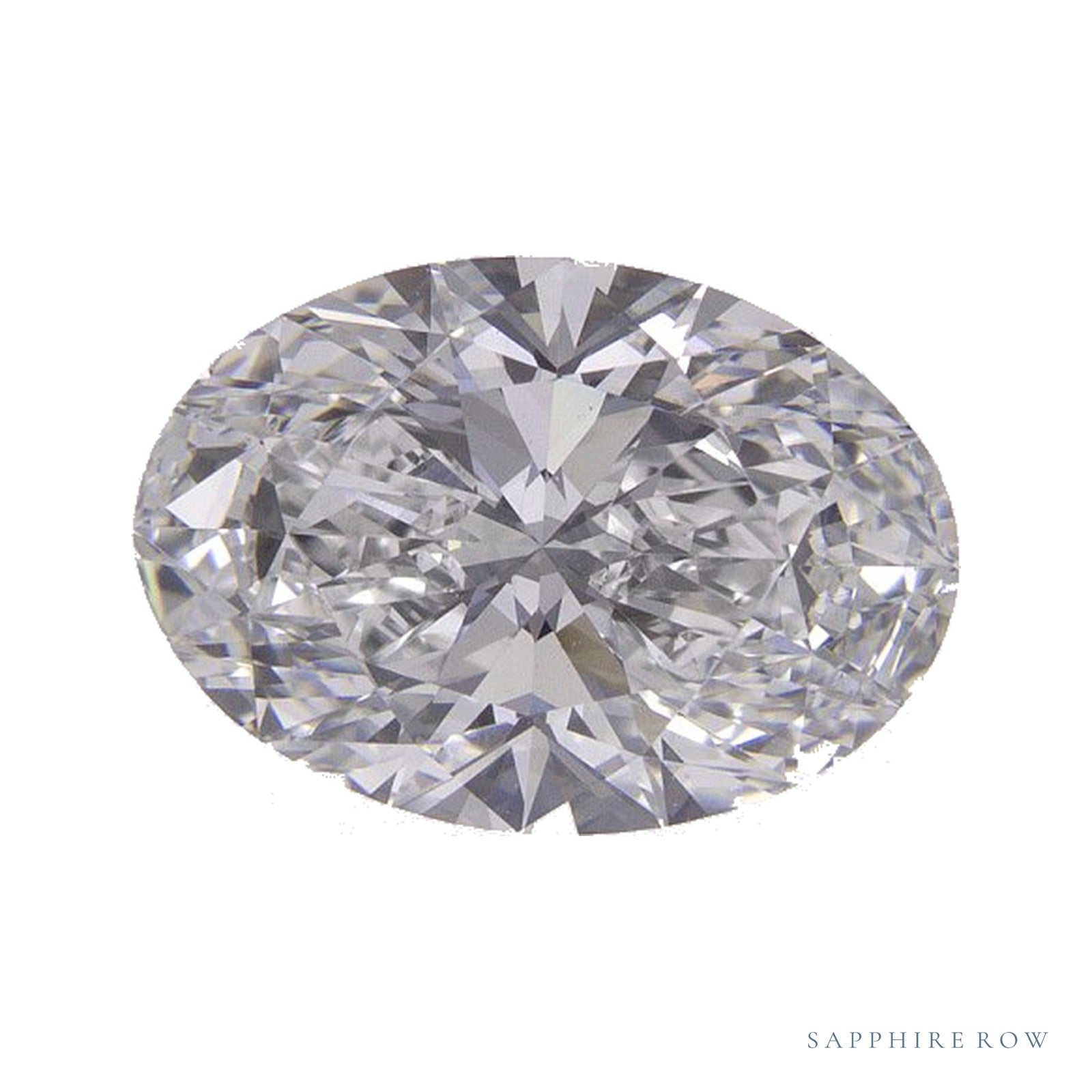 2.07 ct lab-grown diamond, oval cut | Sapphire Row · cut4