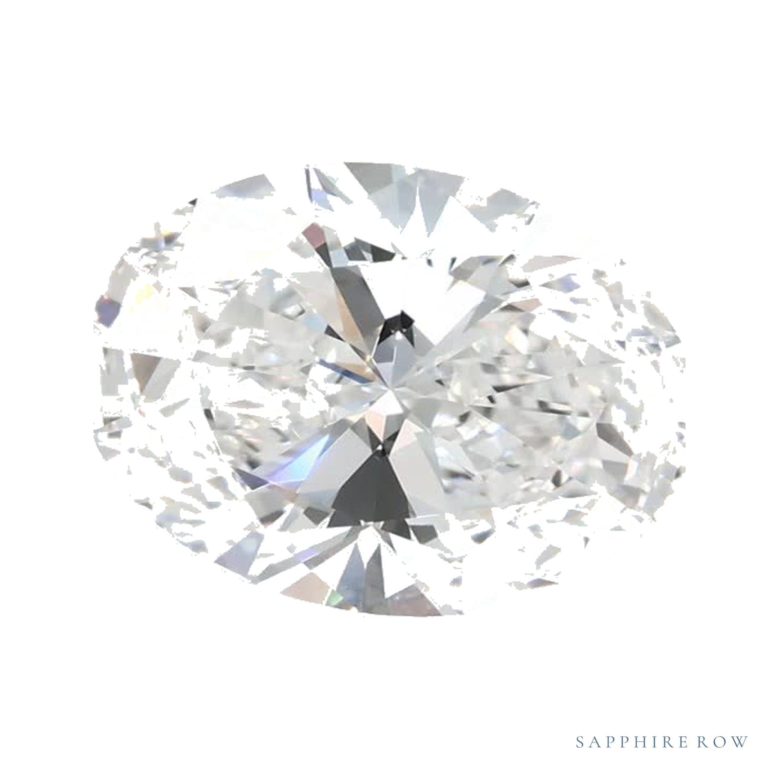 2.07 ct lab-grown diamond, oval cut | Sapphire Row · cut4