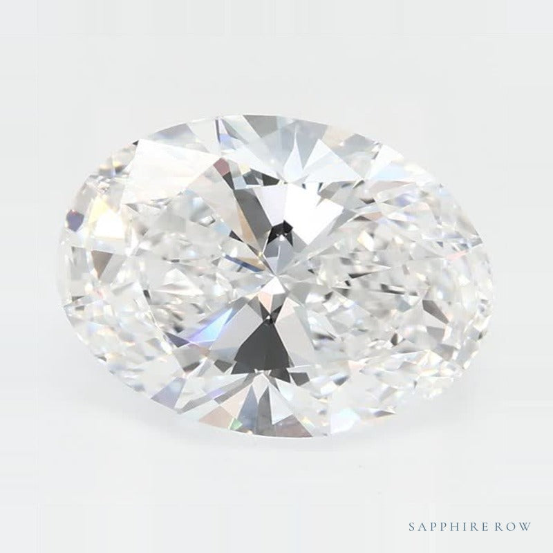 2.07 ct lab-grown diamond, oval cut | Sapphire Row · cut6