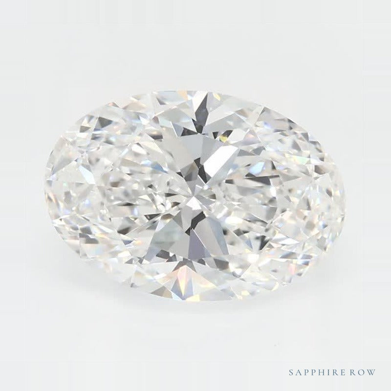 2.07 ct lab-grown diamond, oval cut | Sapphire Row · cut7