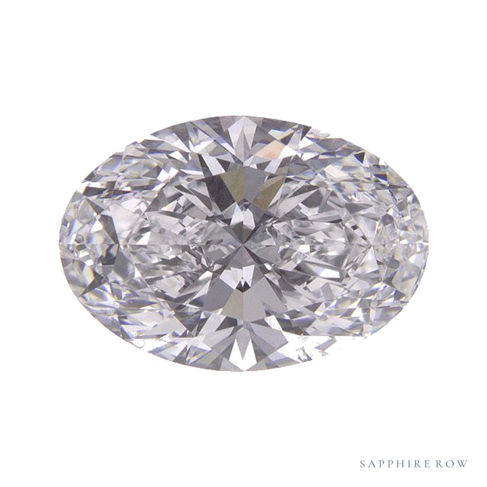 2.07 ct lab-grown diamond, oval cut | Sapphire Row · cut4