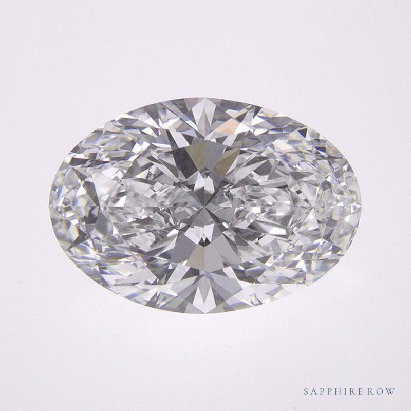 2.07 ct lab-grown diamond, oval cut | Sapphire Row · cut6