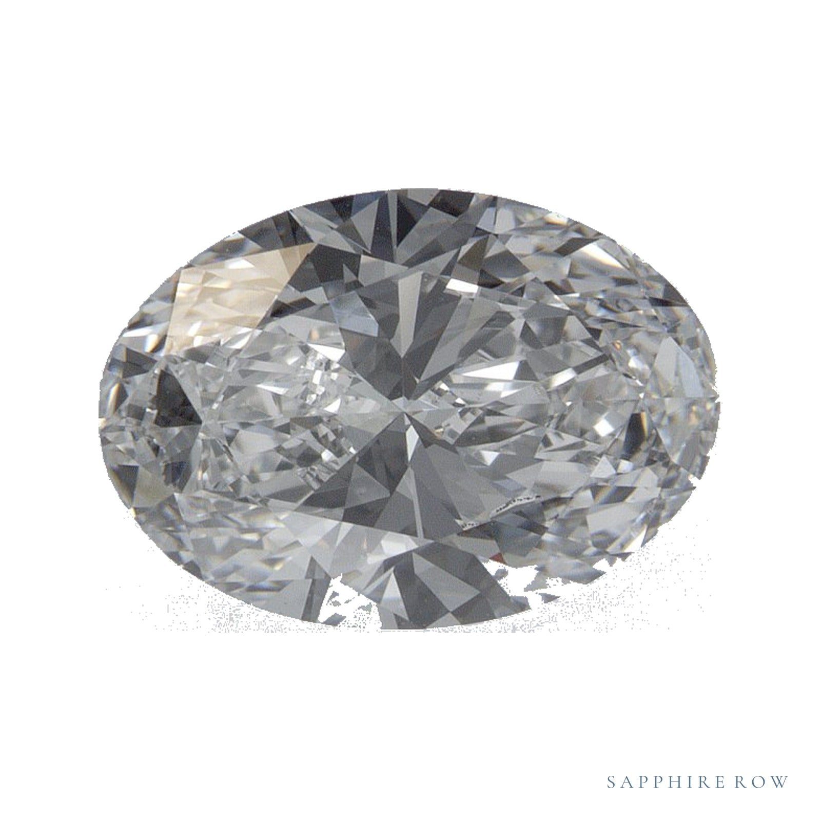 2.07 ct lab-grown diamond, oval cut | Sapphire Row · cut4