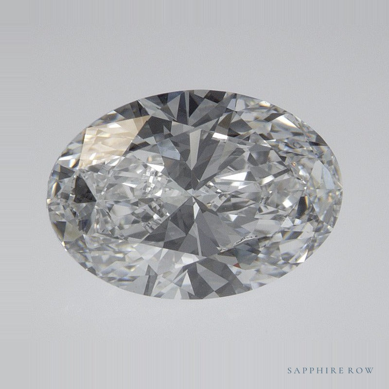 2.07 ct lab-grown diamond, oval cut | Sapphire Row · cut6