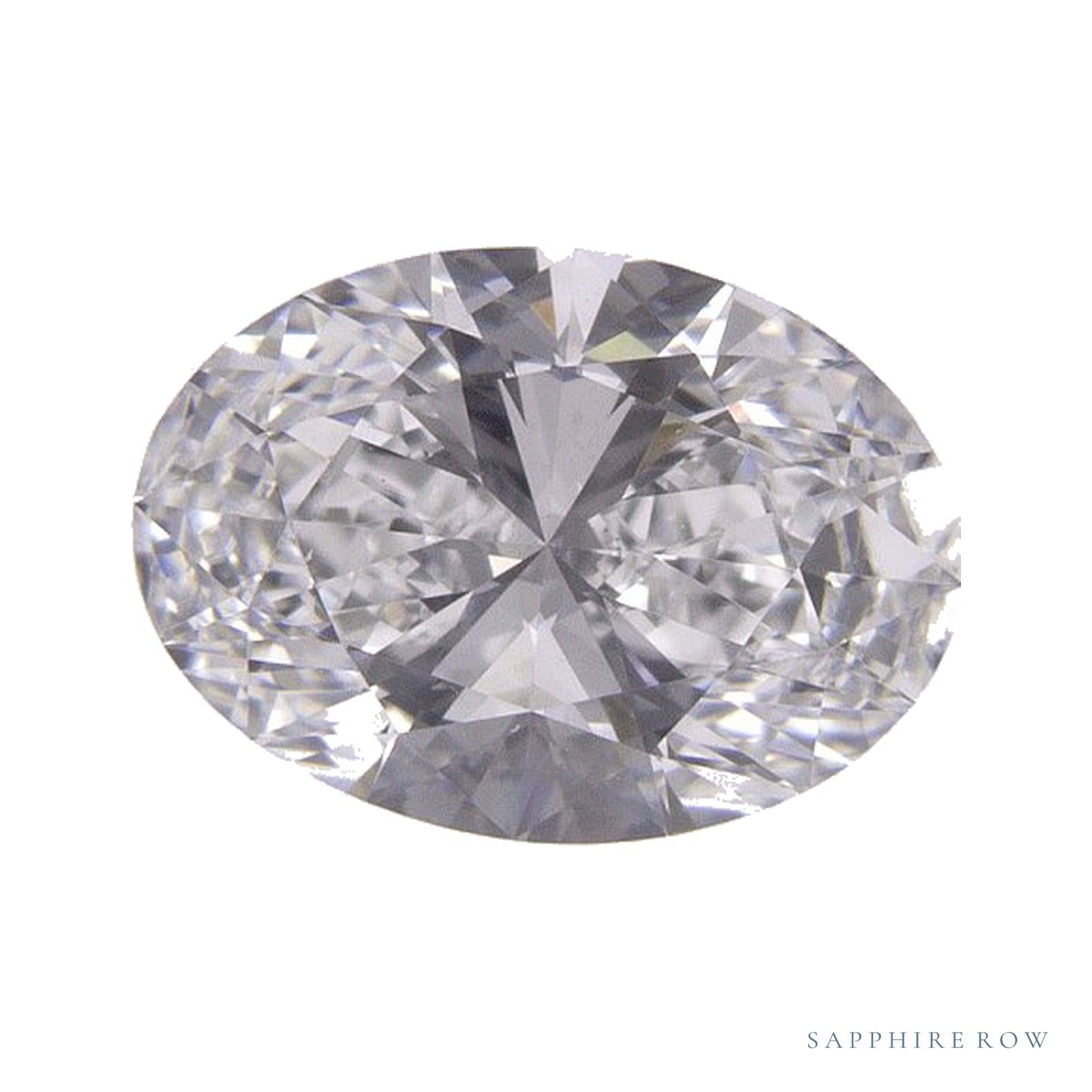 2.07 ct lab-grown diamond, oval cut | Sapphire Row · cut4
