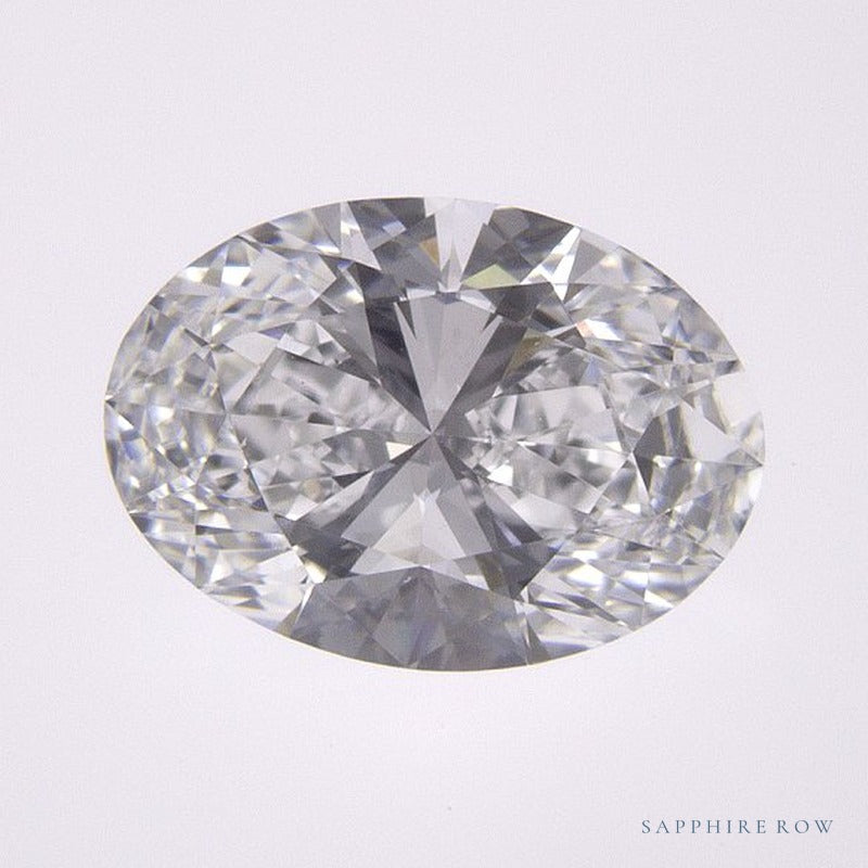 2.07 ct lab-grown diamond, oval cut | Sapphire Row · cut6
