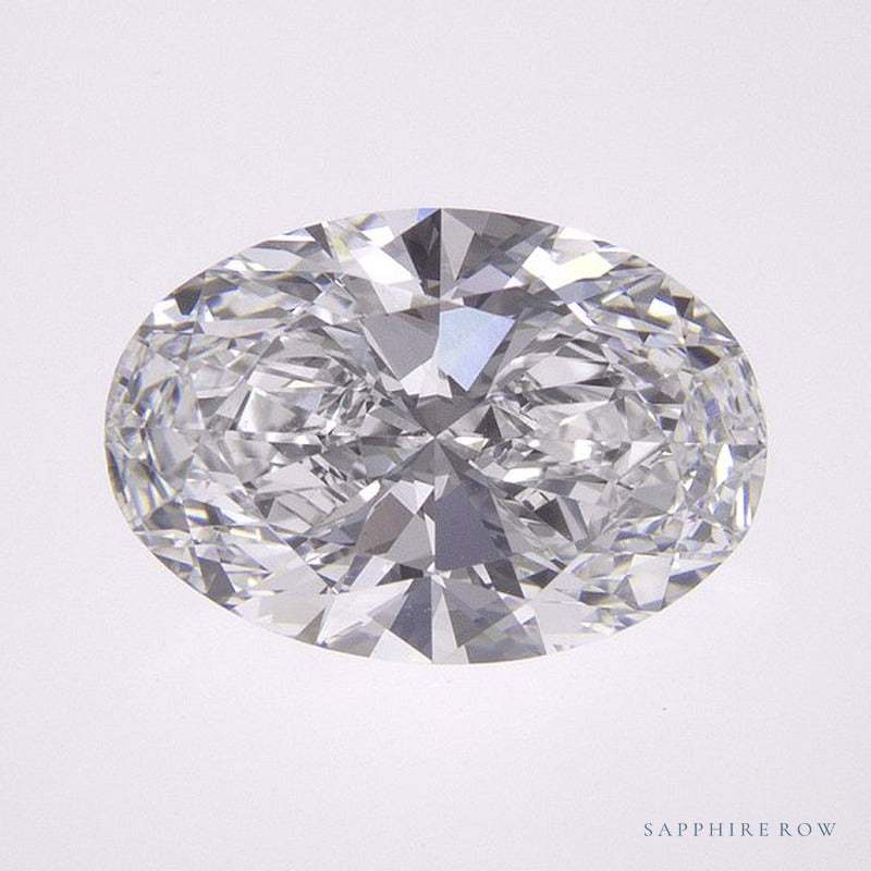 2.07 ct lab-grown diamond, oval cut | Sapphire Row · cut6