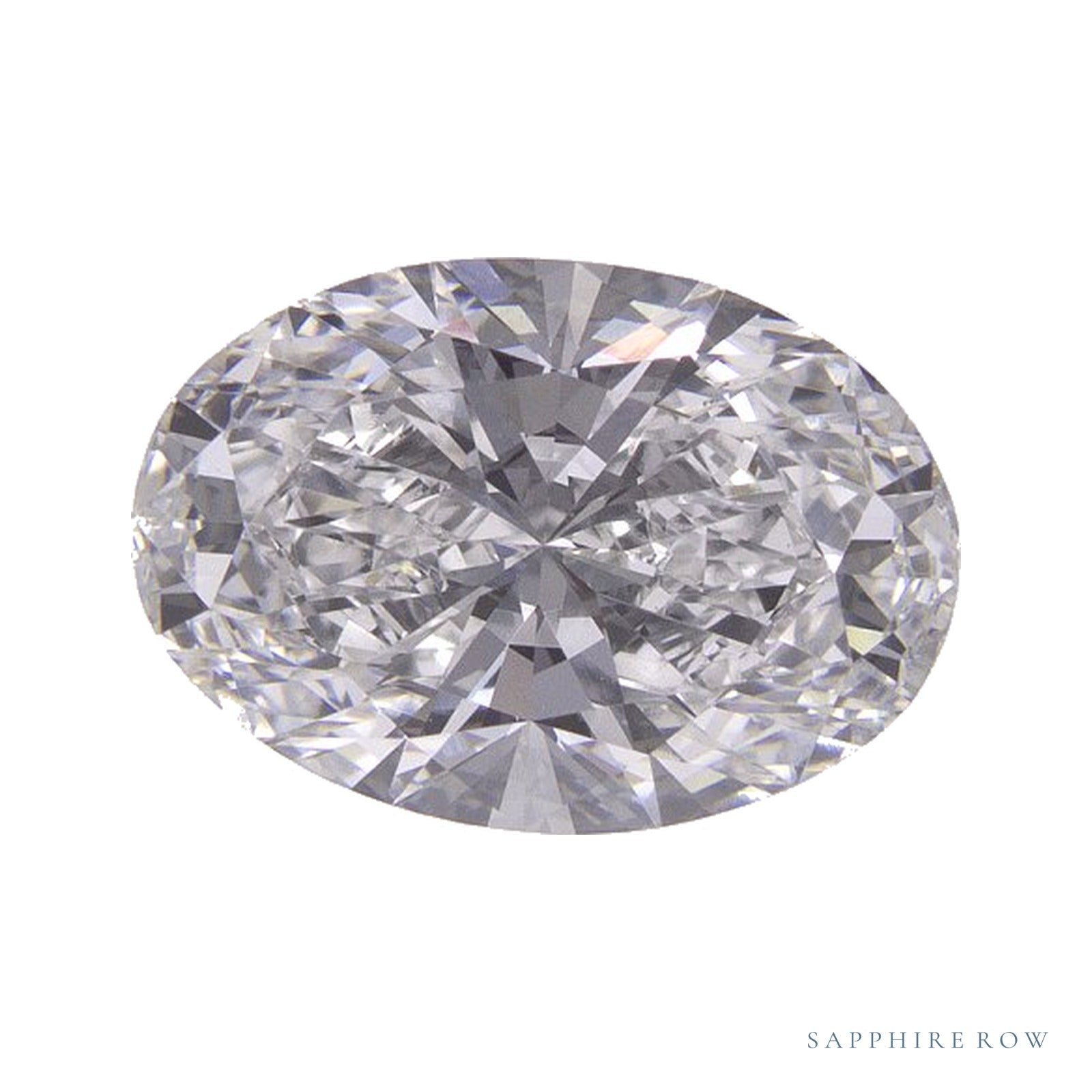 2.07 ct lab-grown diamond, oval cut | Sapphire Row · cut4
