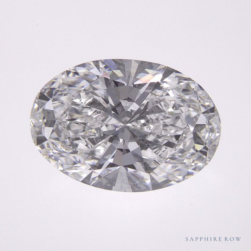 2.07 ct lab-grown diamond, oval cut | Sapphire Row · cut6