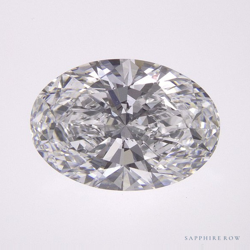 2.07 ct lab-grown diamond, oval cut | Sapphire Row · cut6