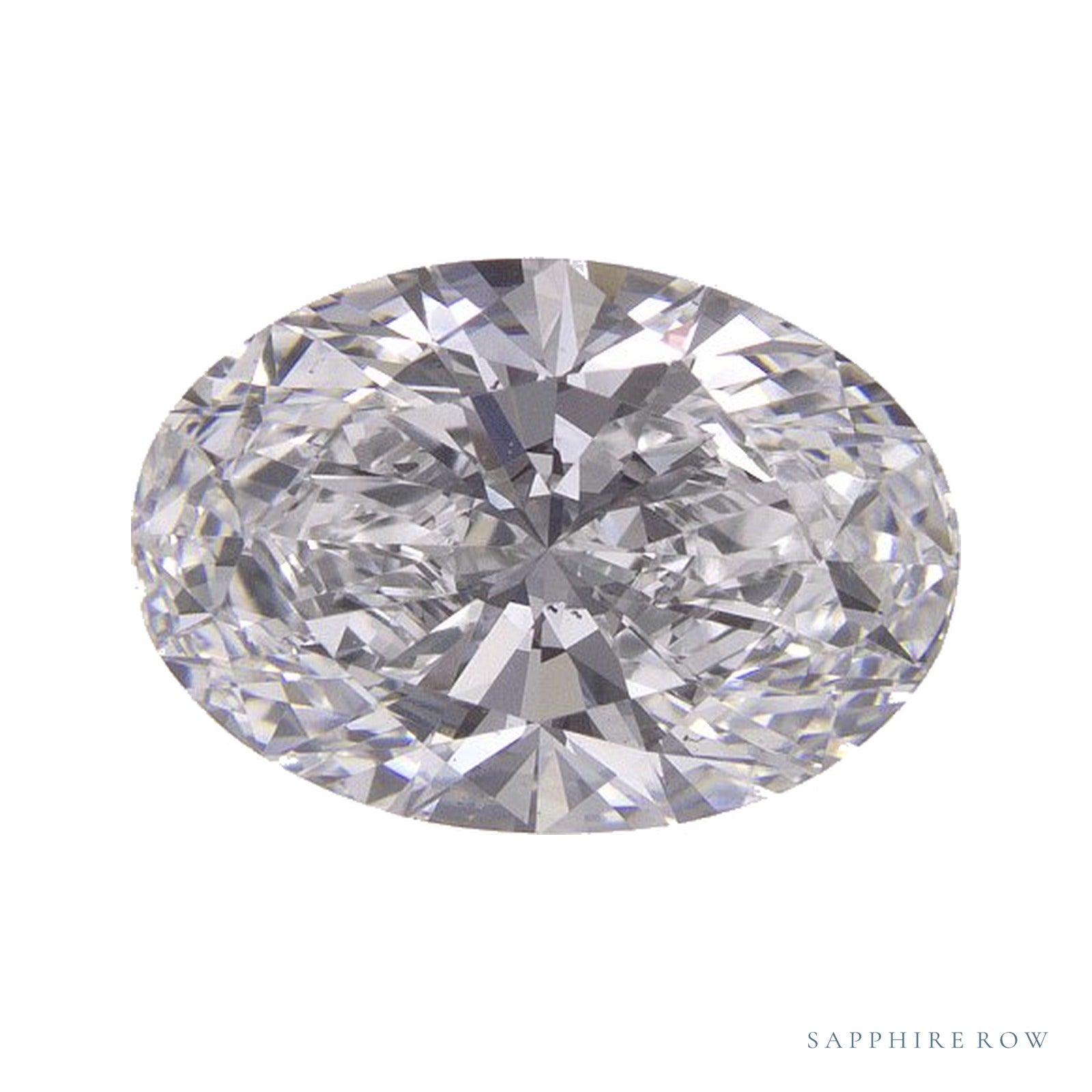 2.07 ct lab-grown diamond, oval cut | Sapphire Row · cut4