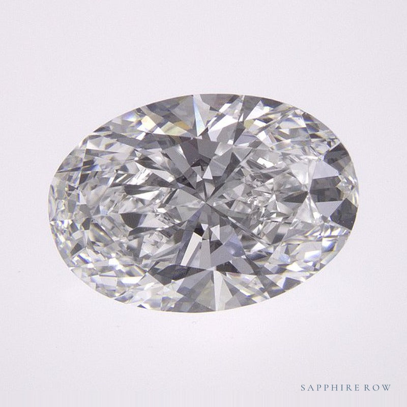 2.07 ct lab-grown diamond, oval cut | Sapphire Row · cut6