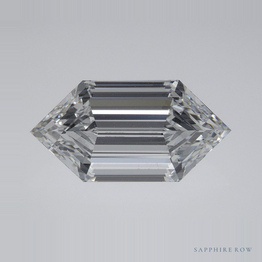 2.06 ct lab-grown diamond, elongated hexagon cut | Sapphire Row · cut7