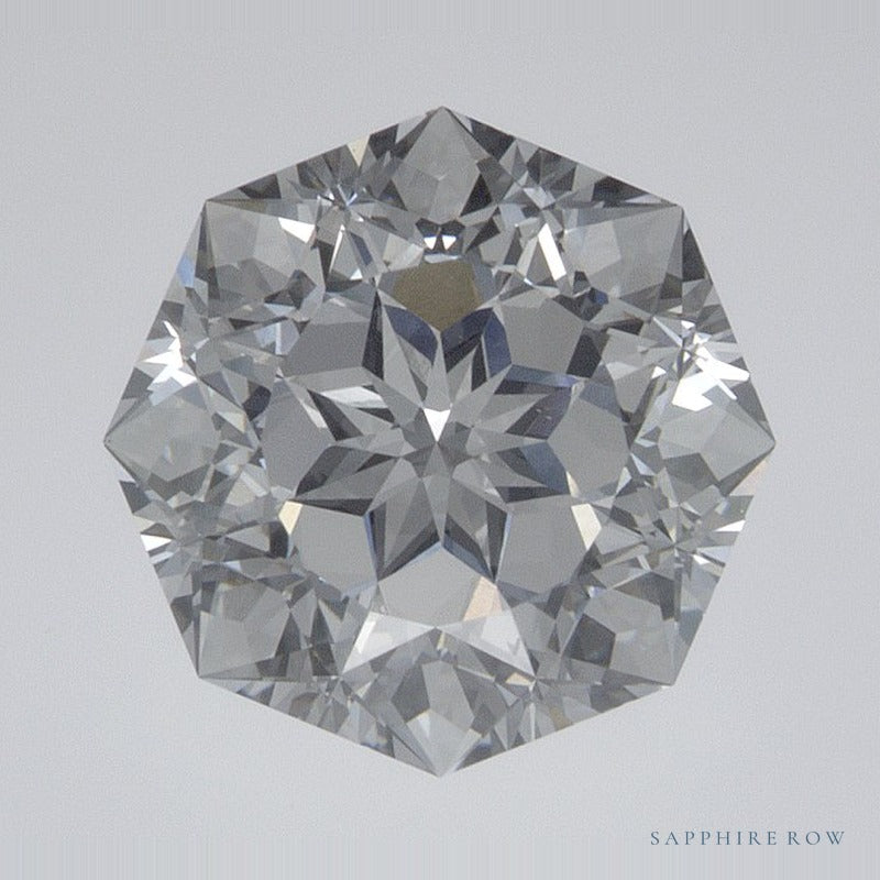 2.06 ct lab-grown diamond, octagon cut | Sapphire Row · cut6