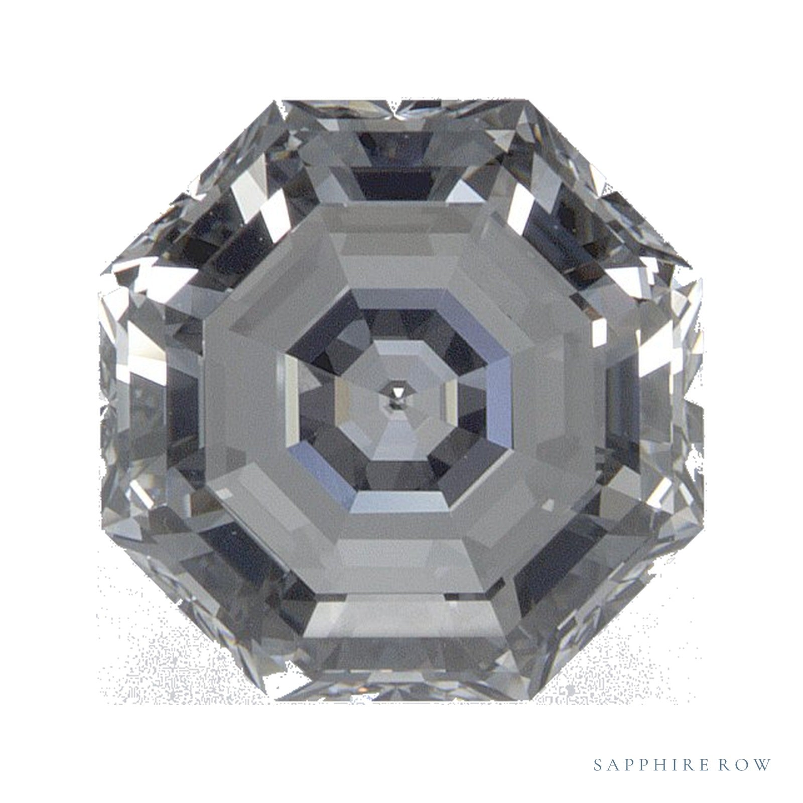 2.06 ct lab-grown diamond, octagon cut | Sapphire Row · cut4