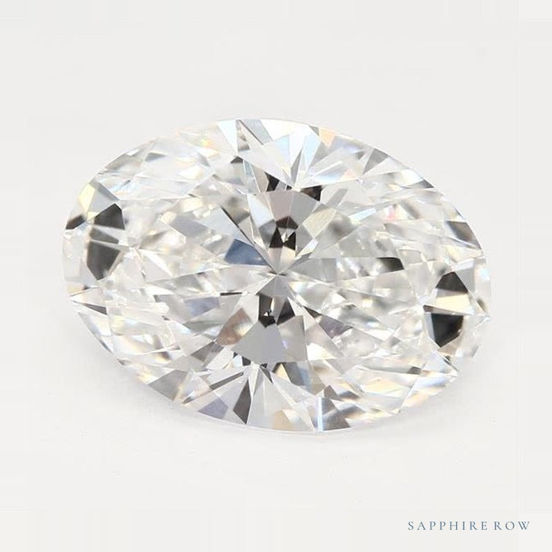 2.06 ct lab-grown diamond, oval cut | Sapphire Row · cut6
