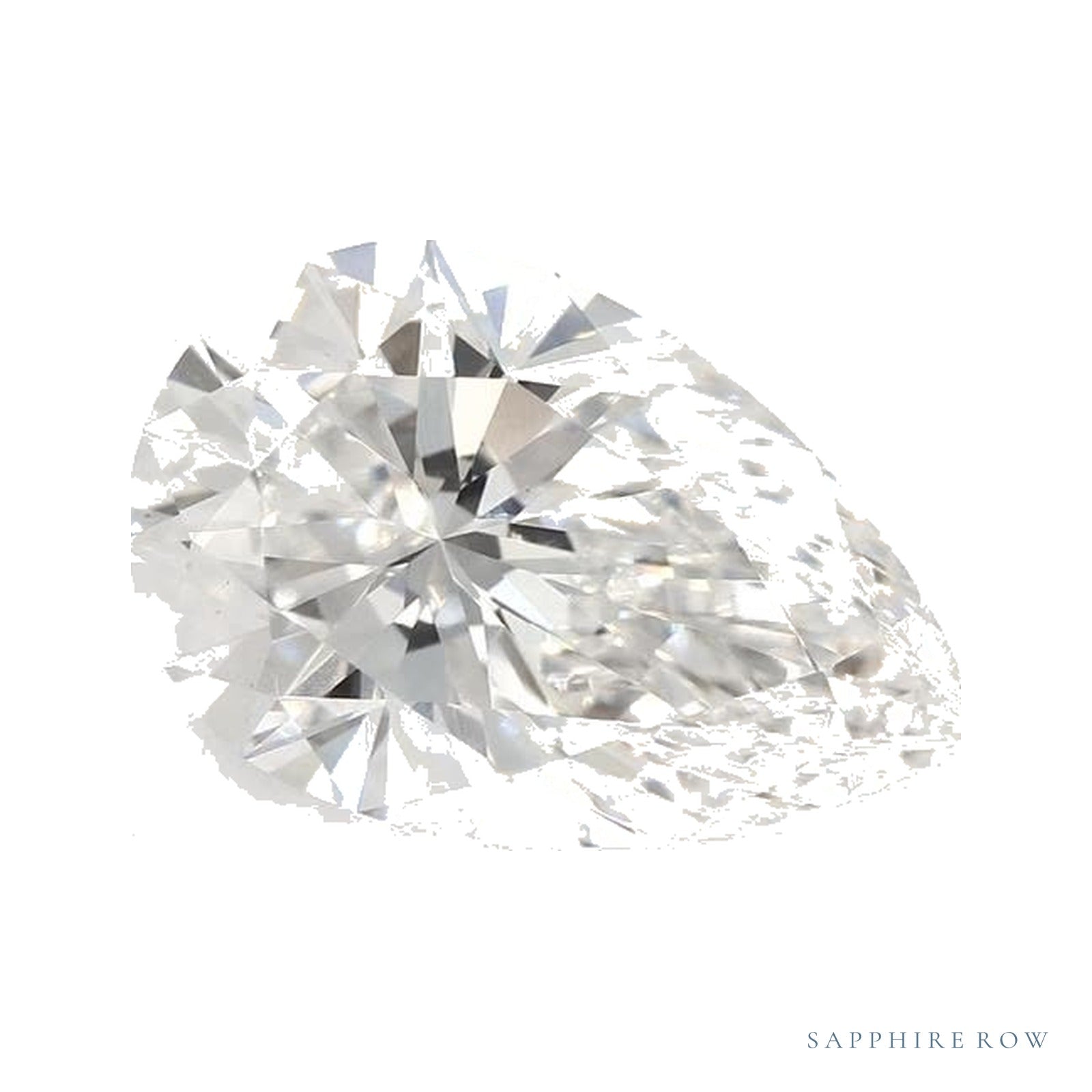 2.06 ct lab-grown diamond, pear cut | Sapphire Row · cut4