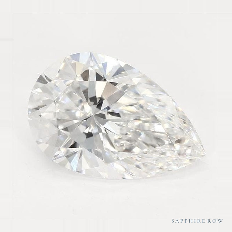 2.06 ct lab-grown diamond, pear cut | Sapphire Row · cut6