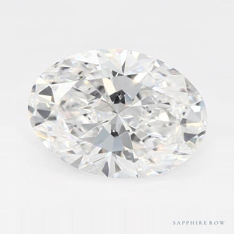2.06 ct lab-grown diamond, oval cut | Sapphire Row · cut6