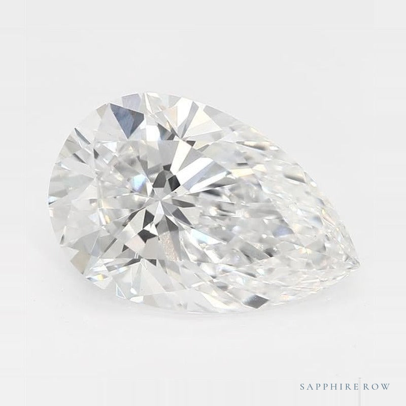2.06 ct lab-grown diamond, pear cut | Sapphire Row · cut6