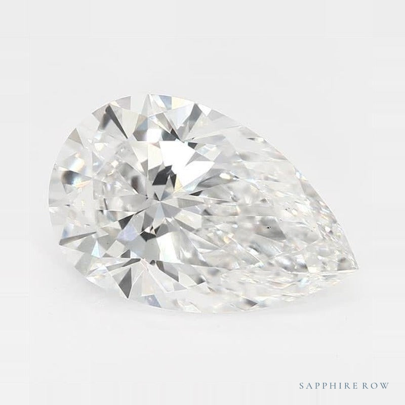 2.06 ct lab-grown diamond, pear cut | Sapphire Row · cut6