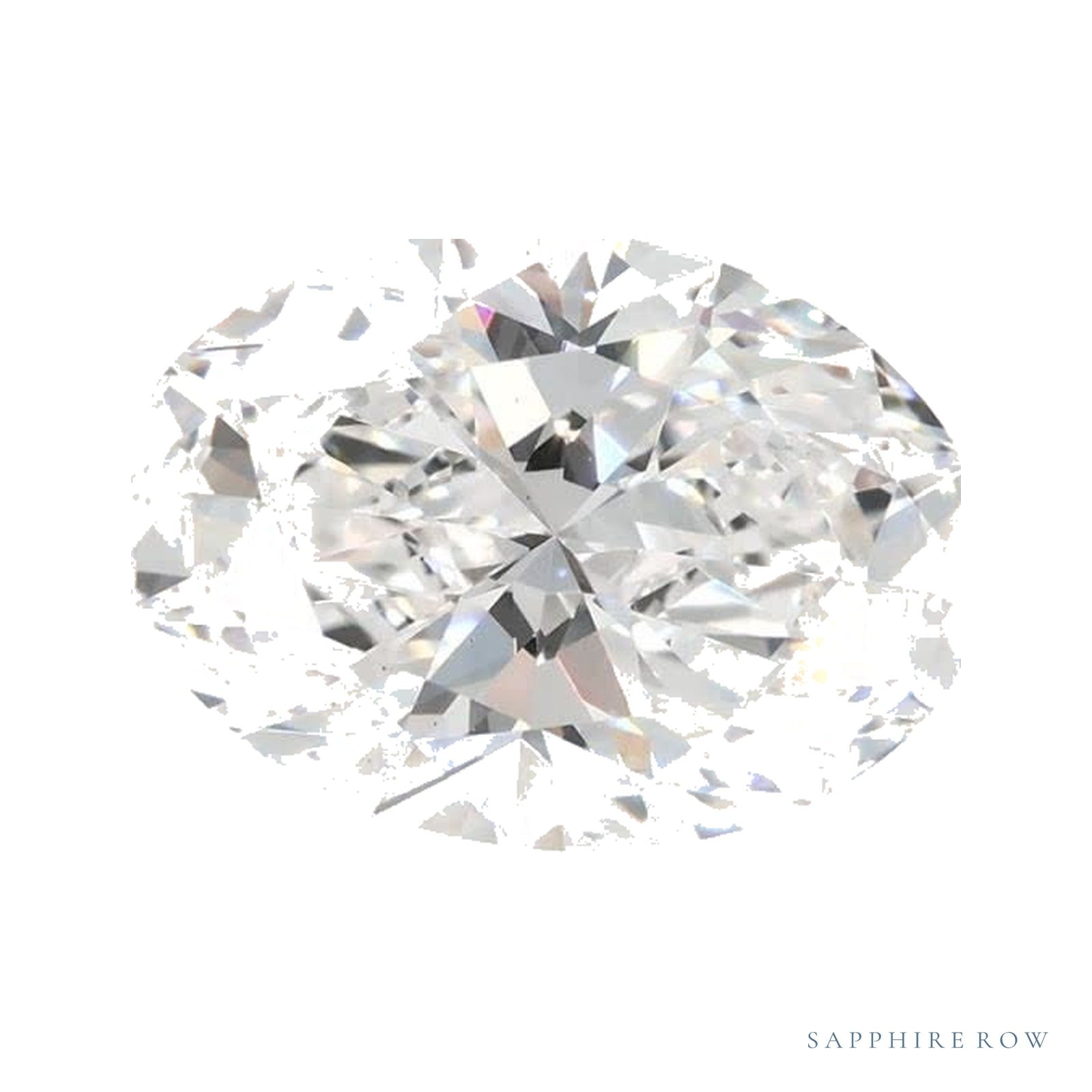 2.06 ct lab-grown diamond, oval cut | Sapphire Row · cut4