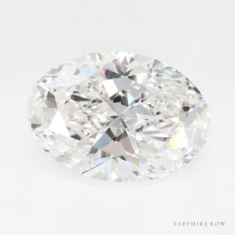 2.06 ct lab-grown diamond, oval cut | Sapphire Row · cut6