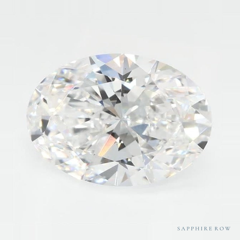2.06 ct lab-grown diamond, oval cut | Sapphire Row · cut6