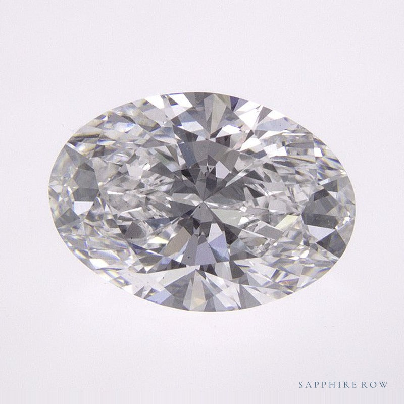2.06 ct lab-grown diamond, oval cut | Sapphire Row · cut6