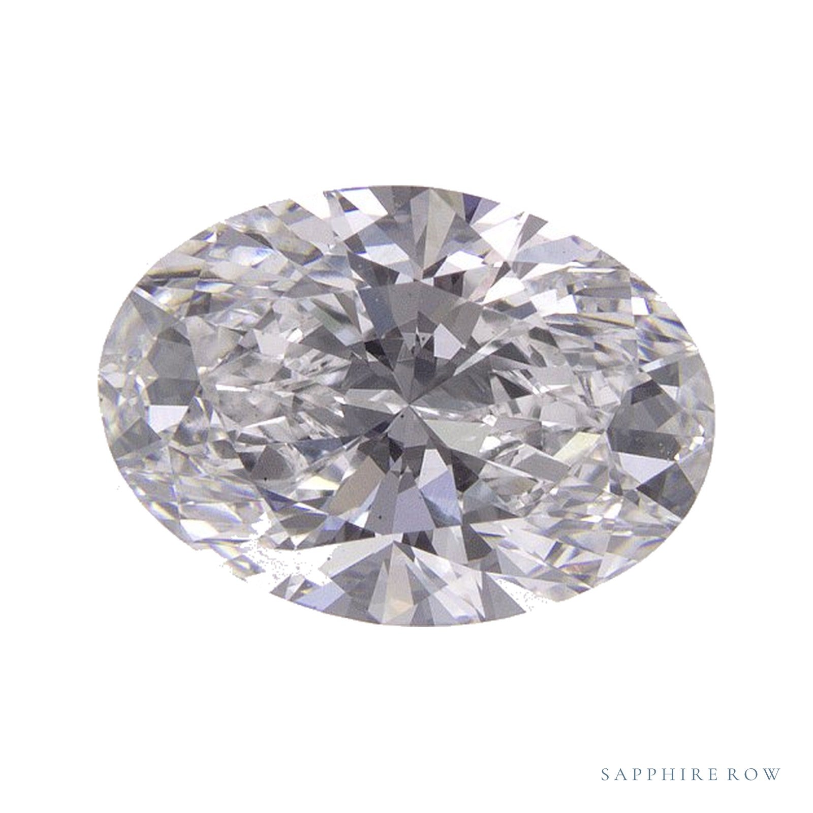 2.06 ct lab-grown diamond, oval cut | Sapphire Row · cut4