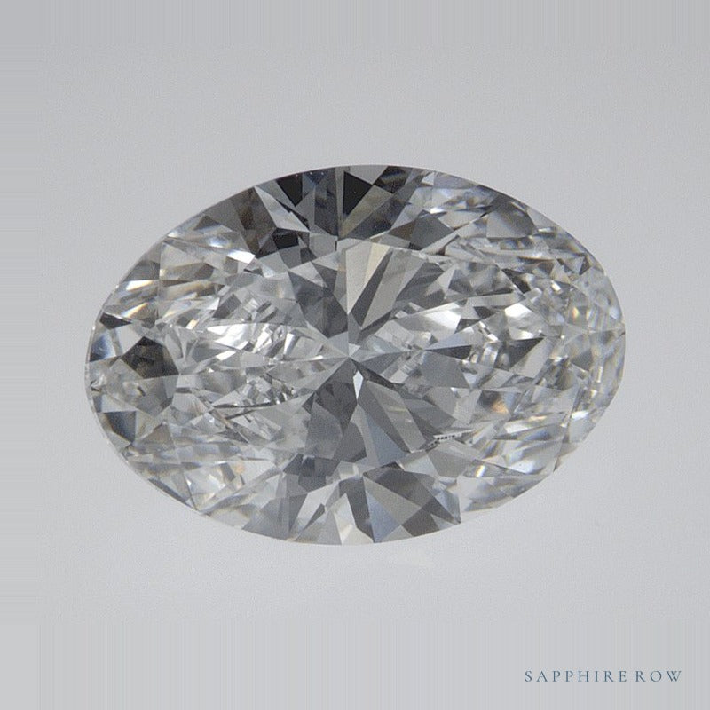 2.06 ct lab-grown diamond, oval cut | Sapphire Row · cut6
